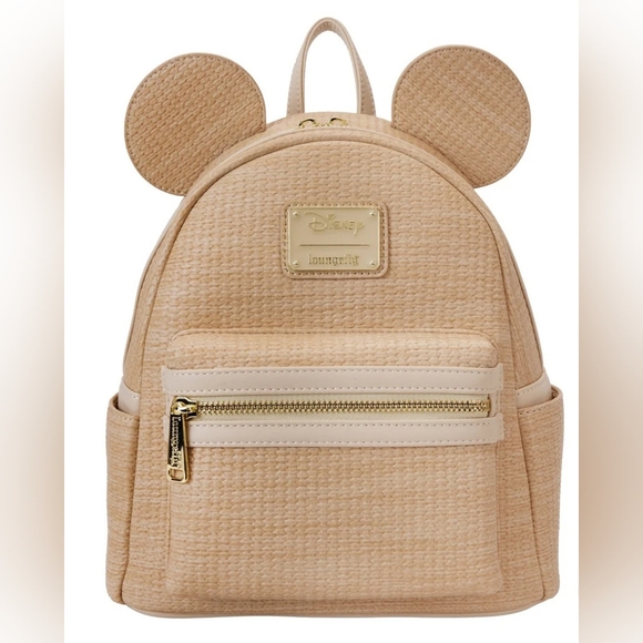 Loungefly Disney Mickey Mouse Straw Cosplay Mini Backpack - Picture 1 of 7